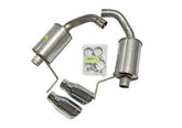 ROUSH Axle-Back Exhaust for Mustang 2.3L EcoBoost 2015-22 | #421837 - Available from NEMESISUK.COM